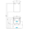 Зеркальный шкаф Aquaton Асти 50 белый
